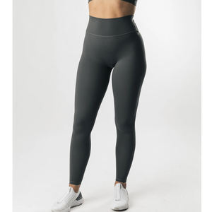 2023 mallas de satén de entrenamiento de cintura alta personalizadas para mujeres gran oferta gimnasio deportes Yoga pantalón de alta calidad para damas - Product Image 6
