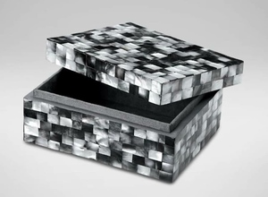 Caja de Joyería Decorativa con Incrustaciones de Madreperla Hecha a Mano, Diseño Elegante, Exportación al por Mayor, Uso Artesanal, Mejor Precio, MDF Personalizable - Product Image 3