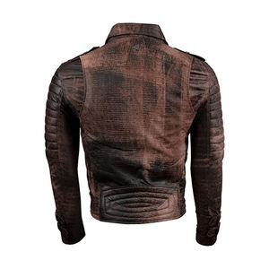 Chaqueta de cuero con estilo para hombre, Color personalizado, 100% - Product Image 5