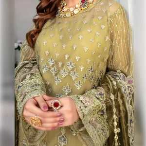 Nouveaux styles uniques femmes indiennes pakistanaises prêtes à l'emploi mode élégante robe pakistanaise vente chaude costumes prêts à l'emploi - Product Image 5