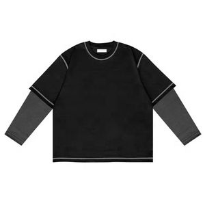 Microfibra hombres puro algodón liso pakistaní suave algodón camiseta hombres alta calidad hombres manga larga logotipo personalizado y diseño OEM - Product Image 4