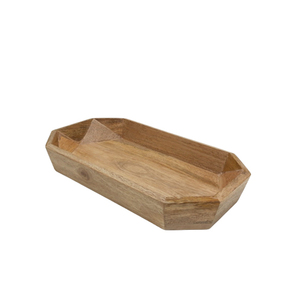 Plateau en bois décoratif en forme de cœur, couleur noyer, plat de service au design classique pour mariage et décoration de restaurant - Product Image 4