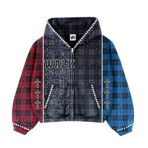 Sweats à capuche de haute qualité, tendance et de qualité supérieure, avec manches camouflage, tout pour répondre à la demande des clients, personnalisation de sweats à capuche de haute qualité - Product Image 3