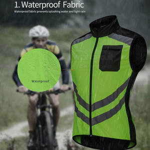 OEM Unisex Deportes Ciclismo Chaleco para Verano Hombres Mujeres Tallas Grandes Chaquetas de Seguridad Verano Liso En Blanco Poliéster Ciclismo Chaleco para - Product Image 2