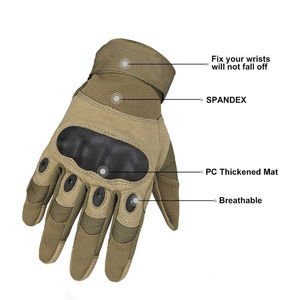 Guantes Tácticos de Cuero para Exteriores, con Pantalla Táctil, Protección Completa para los Dedos, Novedad al por Mayor - Product Image 3