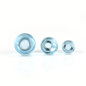 Natural <b>Sky</b> <b>Blue</b> Topaz Gemstones 8x12mm Bullet Shape Cabochon Loose Gems Third Party Certified Wholesale Gopika Exports - Product Image 5