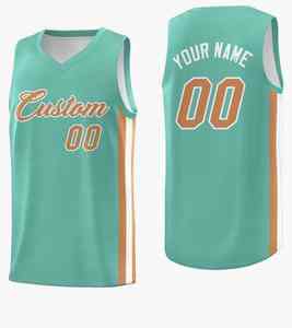 Ensemble de maillots de basketball respirants pour hommes et jeunes, uniforme de sport sans manches à sublimation avec short, vêtements d'entraînement - Product Image 3