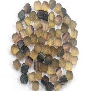 พลอยฟลูออไรต์ดิบธรรมชาติ8-10มม. 25ชิ้นอัญมณีหลวมหินสังเคราะห์ที่ไม่ผ่านการบำบัดอันน่าทึ่งอัญมณีฟลูออไรต์ดิบ - Product Image 1