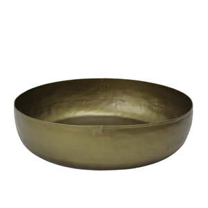 Best Seller <b>Set</b> of 3 Medium Size Iron Serving Bowl Antique Brass Gold <b>Colour</b> Modern Style Dinnerware Bowls for Dinnerware - Product Image 1