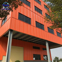 Bâtiment de bureaux préfabriqué en structure métallique, construction commerciale multi-étages sur mesure avec ossature métallique préfabriquée et villa