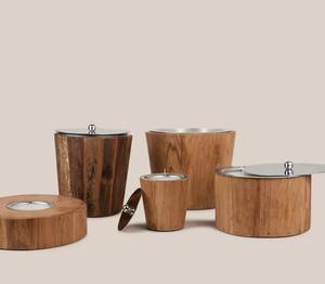 Bougie de cire en bois faite à la main dans un support en métal utilisé pour les festivals anniversaire mariage fête des pères fête des mères - Product Image 4