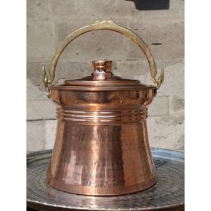 Cubo de carbón de chimenea de cobre elegante de calidad superior Detalles intrincados Accesorio Premium para hogar y hogar - Product Image 5