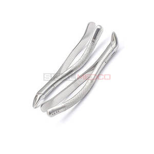 Juego de fórceps de extracción de 2 Instrumentos dentales de acero inoxidable de primera calidad dentados 150S y 151S para cirugía oral de extracción de dientes - Product Image 1