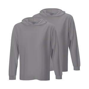 Sweat à capuche de pêche à manches longues de haute qualité UPF 50, impression par sublimation de logo personnalisé, séchage rapide, protection solaire, chemise à capuche de pêche - Product Image 1