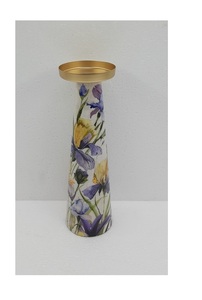 Impresionante calcomanía de diseño esmalte terminado hogar decorativo lujo Color vela soporte latón acabado hecho a mano personalizado - Product Image 6