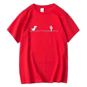 Vêtements de sport noirs et blancs pour hommes légers, respirants, séchage rapide, manches courtes, col rond, T-shirt de couple, décontracté, Harajuku - Product Image 5