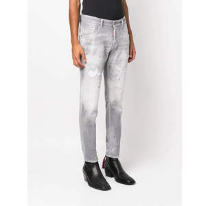 กางเกงยีนส์ของผู้ชายคุณภาพสูงพิมพ์ลายแนวสตรีทใหม่พร้อมผ้านุ่มพรีเมียมปริมาณมาก - Product Image 3