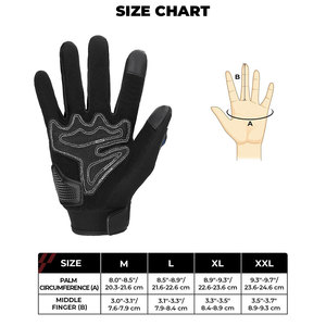 Gants de moto nouveau design à la mode avec marque privée en matériaux durables Gants de moto personnalisés de qualité supérieure - Product Image 3