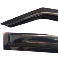 Protector de Lluvia Acrílico para Ventanas de Land Rover Defender 2020+ 110 4 Puertas (4 Piezas en Total) Transparente Negro, Fácil Instalación