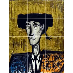 Bernard Buffet's Torero Matador Bull Fighter Cerámica Azulejo Mural Backsplash Arte de la pared - Product Image 1