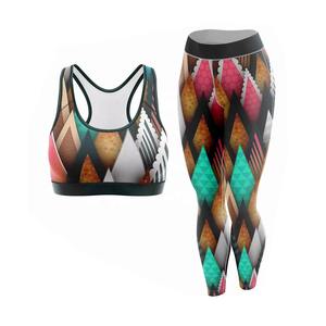 Conjunto de Yoga Casual para Mujer al por Mayor, Nuevo Estilo, Diseño Sólido, Talla Grande, Sublimado, Ropa Deportiva para Gimnasio y Ejercicio - Product Image 2