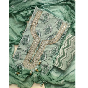 Nuevo vestido de invierno de fiesta Formal tradicional Kameez Salwar, conjunto de traje sin costuras pakistaní de 3 uds, calidad superior vendida en blanco - Product Image 6