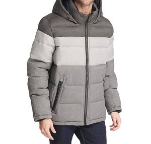 Veste d'hiver matelassée personnalisée pour l'équitation Sweat à capuche à bulles style rue avec col montant Veste d'hiver froide pour hommes - Product Image 2