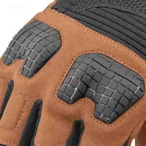 Gants de moto unisexes en peau de chèvre, écran tactile, respirants, coupe-vent, antidérapants, sports de plein air, hiver, été, motocross - Product Image 4