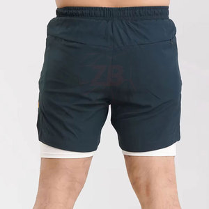 Shorts pour hommes Advanced Fit, matière extensible flexible pour l'entraînement, la course à pied, le basketball et les vêtements de fitness - Product Image 4
