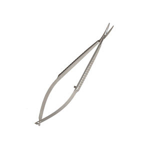 Tijeras corneales universales oftálmicas de alta calidad de la mejor edición, juego de instrumentos de acero inoxidable curvos, Manual ahora disponible - Product Image 5