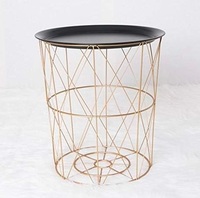 Tables élégantes à cadre en fil métallique pour la maison, le commerce ou le bureau personnalisation disponible pour les commandes en gros