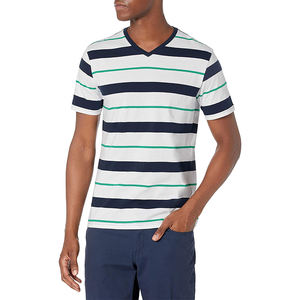 Venta caliente cuello redondo manga corta Slim Fit gimnasio deportes camiseta festoneado dobladillo Logo impreso personalizado para hombre Camiseta - Product Image 3