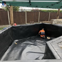Géomembrane HDPE Premium, barrière imperméable pour étangs à poissons, anti-UV, écologique, offrant une stabilité à long terme, garantie 5 ans