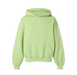 Men's Black Hooded Sweatshirt Oversized Fit Solid Colour Casual <b>Fleece</b> <b>Hoodie</b> With Front Pocket Autumn Wear 2027 - Product Image 5