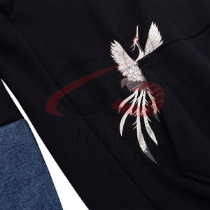 Último diseño bordado sudaderas con capucha precio bajo hombres bordado sudaderas con capucha nuevo estilo diseño bordado sudaderas con capucha para hombres - Product Image 6