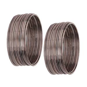 Última colección de diseñador exclusivo Brazaletes de metal plateado ligero Trendy Matt Gold Diamond Pearl Stone Disponible Todos los tamaños - Product Image 1