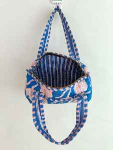 Magnifique sac à main en coton fait main au design intemporel, avec fermeture éclair florale, nouveau sac de voyage bohème, cadeau pour elle - Product Image 2