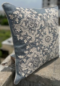 ปลอกหมอนอิงผ้าลินินปักขนาด18*18นิ้วทำด้วยมือคุณภาพสูงสำหรับตกแต่งบ้าน - Product Image 3