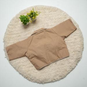 Hermosa blusa étnica de seda estampada cuello de tubería media manga Sari indio blusa a juego al por mayor India para ropa de Festival - Product Image 6