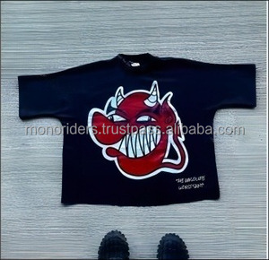 เสื้อยืดคอกลมสำหรับผู้ชายพิมพ์ลายสไตล์ไฮสตรีทเสื้อแขนสั้นแฟชั่นแบบแห้งเร็วออกแบบโลโก้ได้ตามต้องการ - Product Image 4