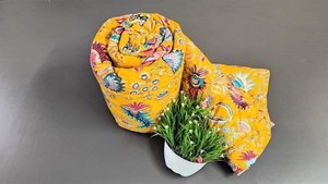 Traditional Hand Block Print Winter Razai Pure Cotton Winter Warm Gift For Mother's Reversible <b>Comfortable</b> <b>Blanket</b> Anokhi Quilt - Product Image 2