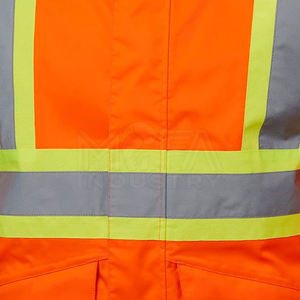 Chaqueta DE SEGURIDAD reflectante de alta visibilidad para construcción y uso industrial Material impermeable - Product Image 4