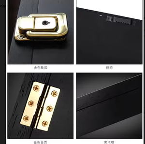 Chất lượng cao tự làm khung gỗ hiển thị hộp Bóng Treo Tường 3D kính rõ ràng trường hợp cho bóng chày Jersey Acrylic đứng - Product Image 3