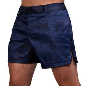 Pantalones Cortos Deportivos para Hombre, de Poliéster/Algodón, Cómodos, Elásticos, con Bolsillos, Estilo Casual, Impermeables, de Secado Rápido, Servicio OEM - Product Image 1