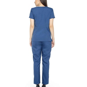 Personalizado Unisex de alta calidad de verano Hospital Scrubs traje OEM modelo Jogger Set médico Scrub de punto para los médicos - Product Image 2