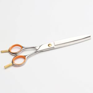 Ciseaux de toilettage professionnels portables de luxe pour animaux de compagnie, en acier inoxydable, pour la coupe des poils de chiens et de chats - Product Image 2