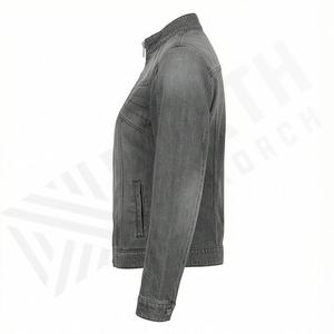 Chaqueta Vaquera de Invierno para Hombre, Logotipo Frontal Personalizado, Alta Calidad, Transpirable, Ropa Exterior Informal - Product Image 3