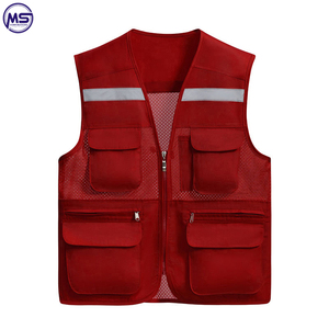 Offre spéciale, impression de Logo personnalisé de haute qualité, nouvelle conception sans manches, gilet de sécurité - Product Image 6