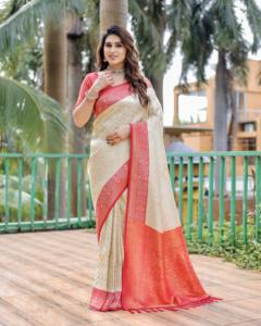 Embellezca su armario con hermosos saris tradicionales Kanjivaram para cada ocasión - Product Image 2