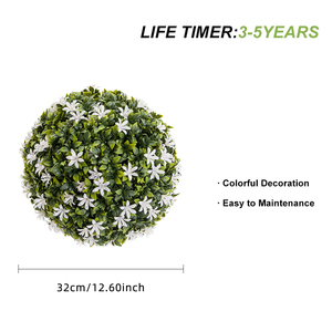 11.8 "nhân tạo gỗ Hoàng Dương Spheres treo cỏ <span class=keywords><strong>topiary</strong></span> bóng trang trí nội thất cho nhà-Halloween mẹ của ngày phục sinh (19-58cm đường kính) - Product Image 3